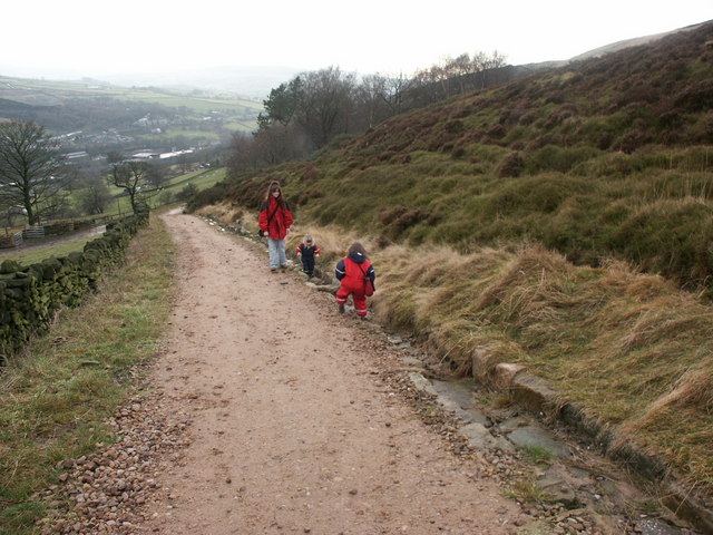 Bridleway up Lantern Pike - geograph.org.uk - 1079532