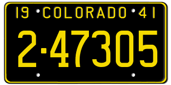File:Colorado license plate 1941 graphic.png