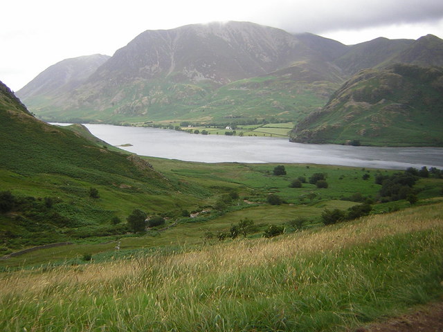 Crummock Water and Grasmoor from above Scale Force - geograph.org.uk - 1291077