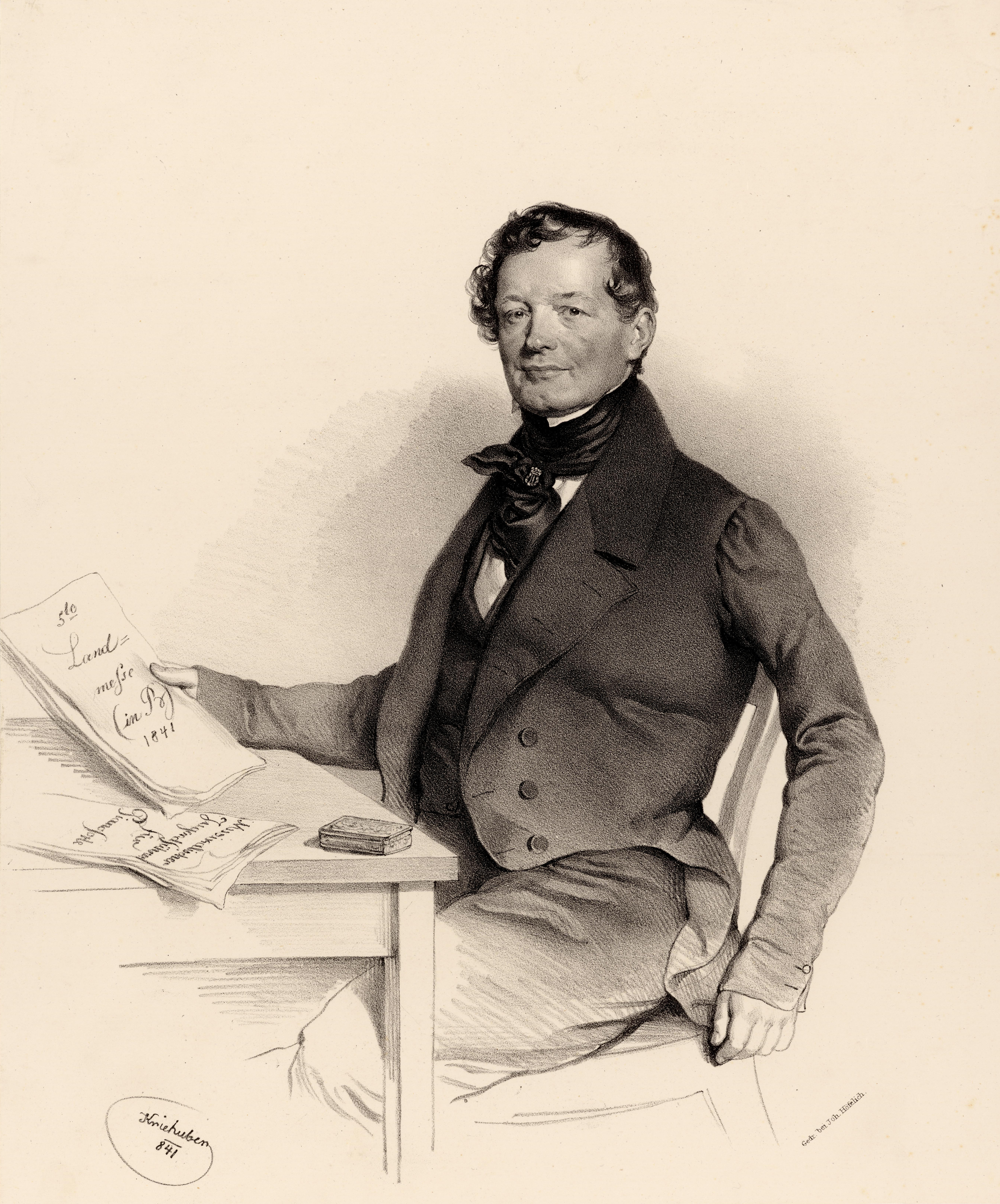 Anton Diabelli, Lithographie von [[Josef Kriehuber