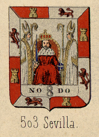 Escudo de Sevilla (Piferrer, 1860)