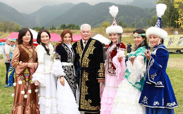 File:Kazakh national Dress.jpg
