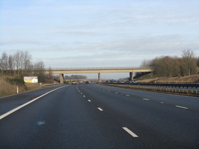 File:M69 Motorway - B4109 Overbridge - geograph.org.uk - 1637502.jpg