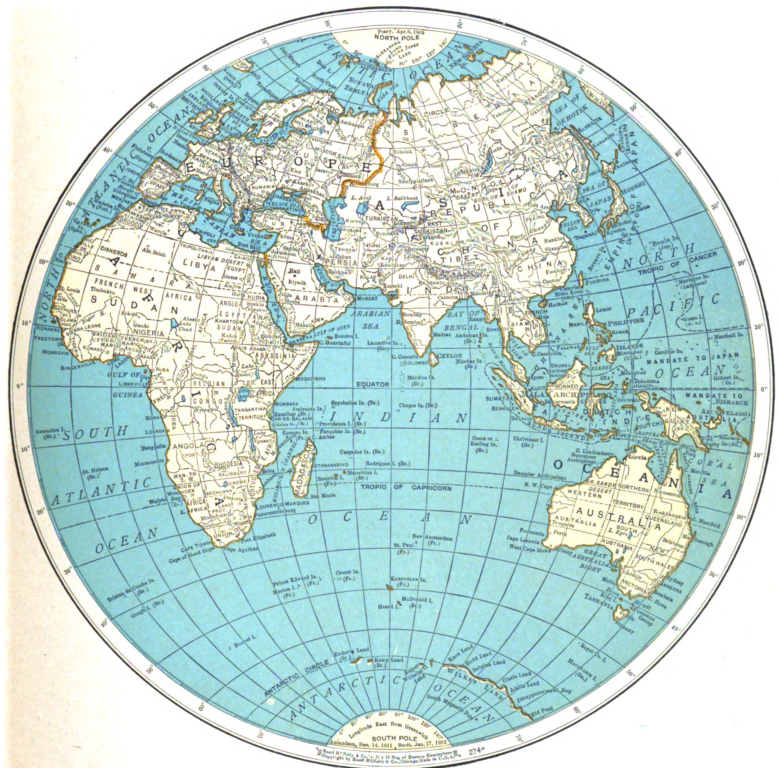 modern eastern hemisphere map