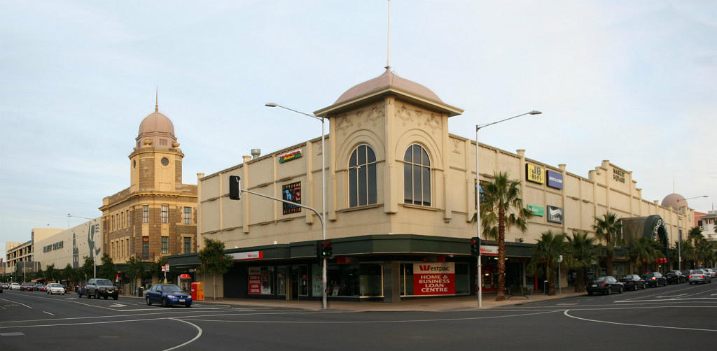 Market Square Shopping Centre is located in Geelong, Victoria, Australia. The shopping centre was named after the original town square of Geelong on which the shopping centre is constructed. The centre is surrounded by Little Malop, Moorabool, Malop, and Yarra Streets. Market Square is located on the southern side of Malop Street opposite the Westfield Geelong shopping complex, the two of which together make up Geelong's Central Shopping Complex.