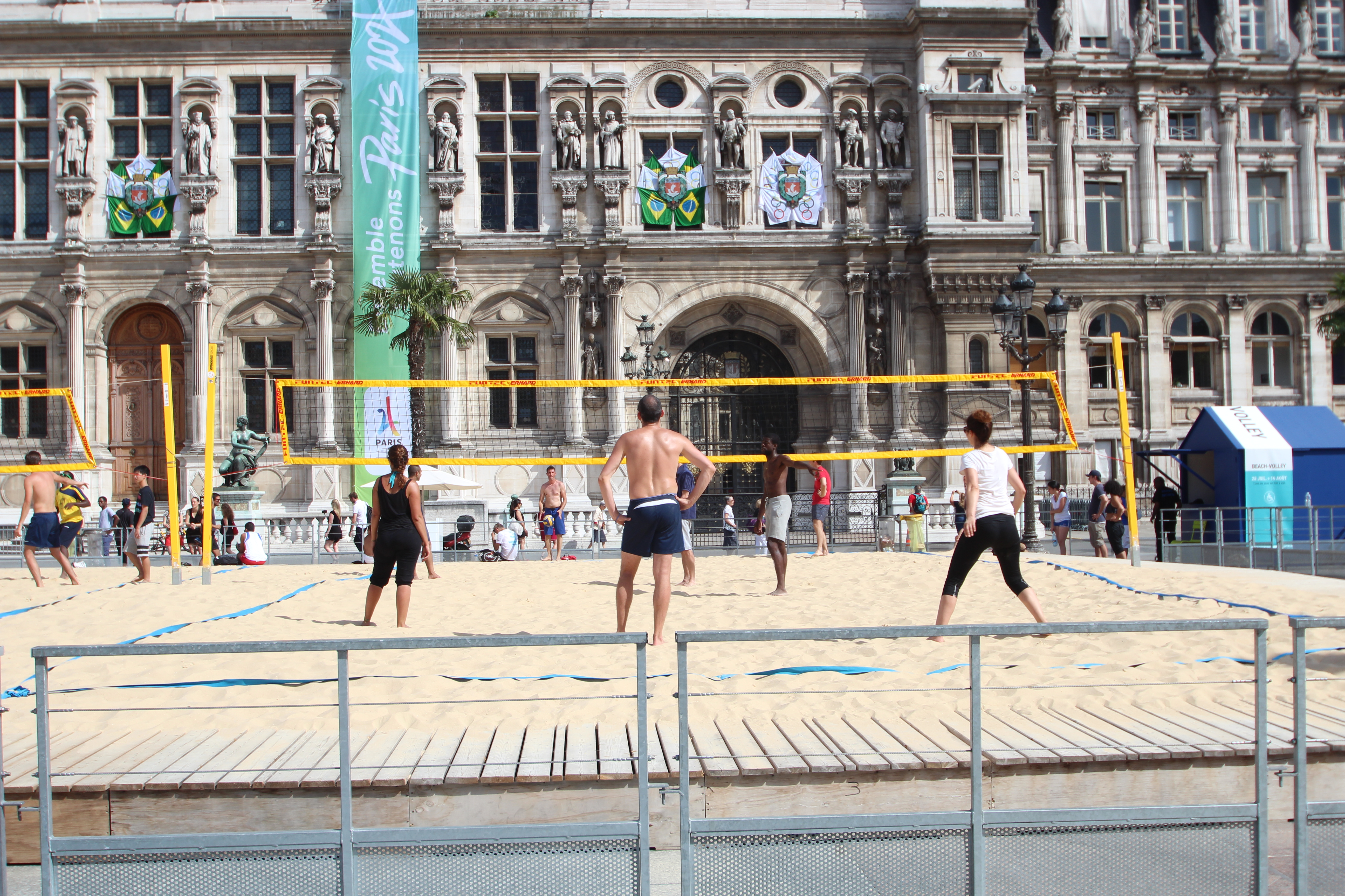 Fileparis Plage 2016 Devant La Mairie De Paris Le 14 Août