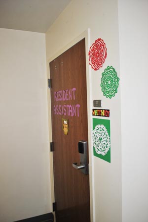 RA room in Governors Hall