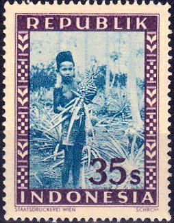File:Stamp of Indonesia - 1949 - Colnect 615554 - Boy with ananas.jpeg