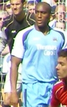 Distin with Manchester City in 2007 Sylvain distin2.jpg