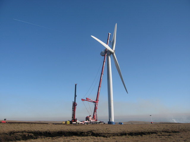 File:Turbine Tower No 10 under construction - geograph.org.uk - 696917.jpg