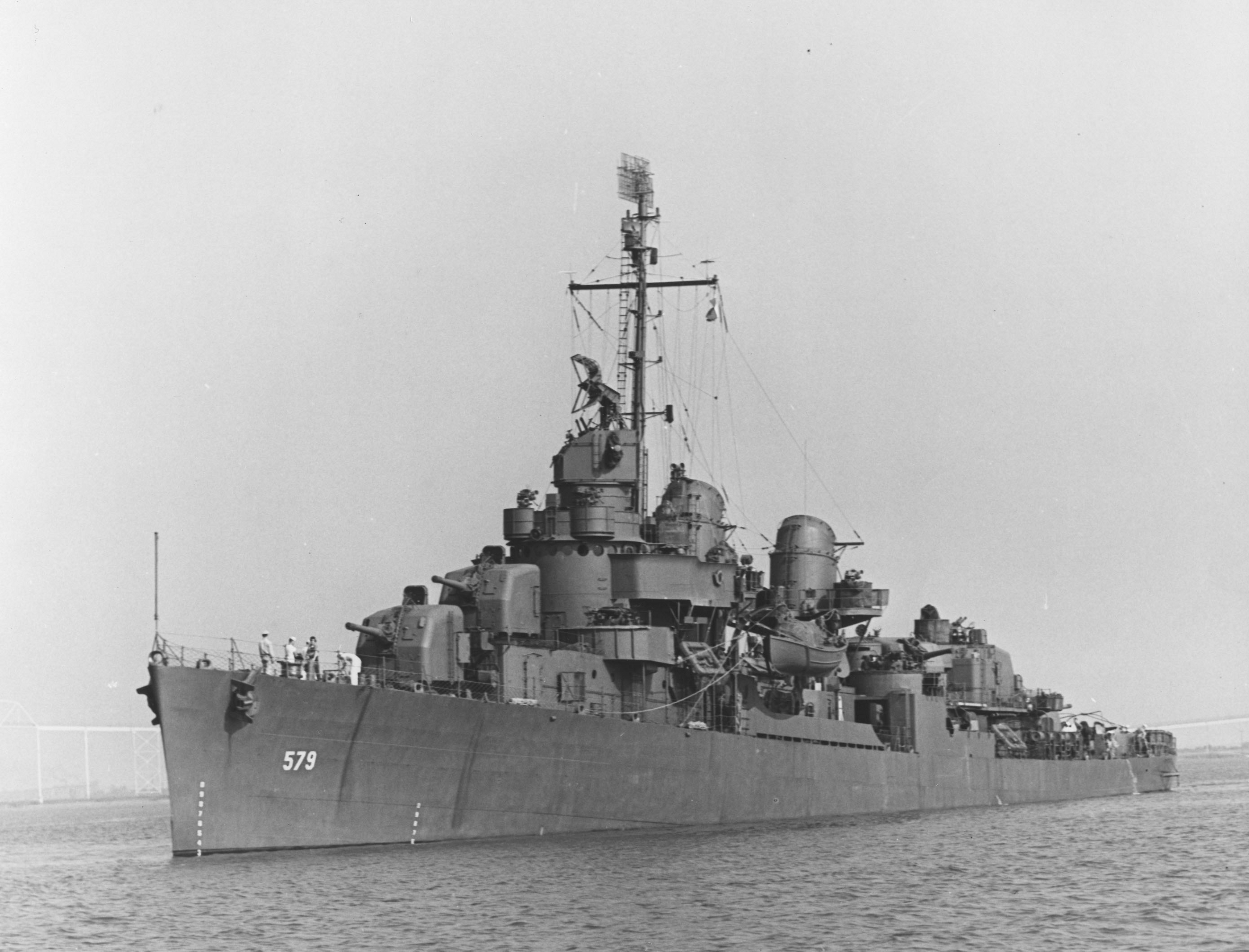 File:USS William D. Porter (DD-579) off the Charleston Naval