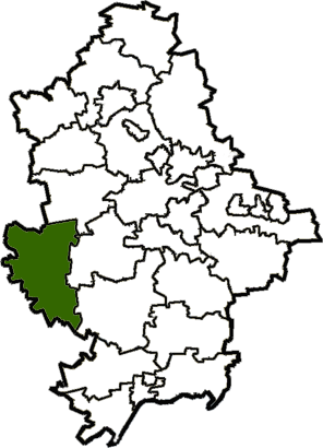 Velikonovoselkovsky-distriktet på kartet
