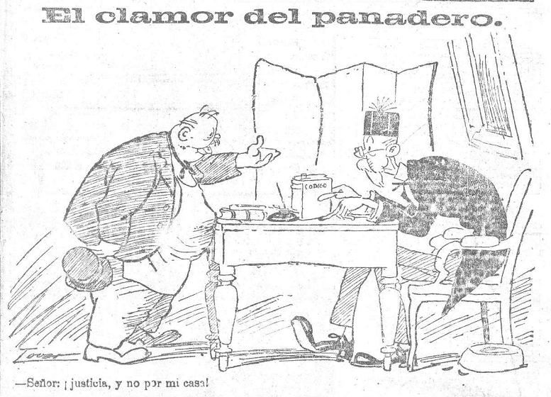 El clamor del panadero, 4 de julio de 1918.