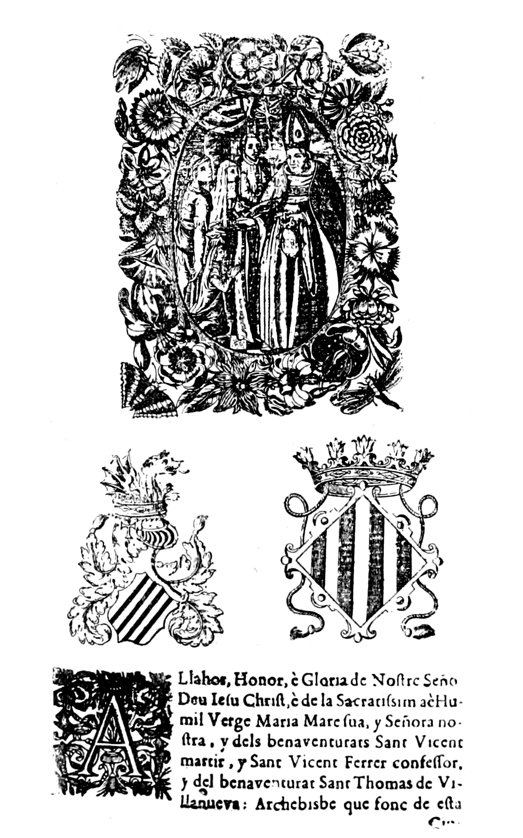 File A Llahor Honor E Gloria De Nostre Senor Deu Iesu Christ Y Del Benaventurat Sant Thomas De Villanueva 18 Abril 1659 Png Wikimedia Commons