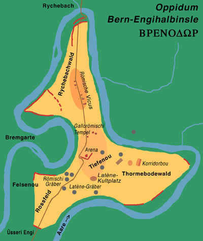 Helveto-Roman settlement Bern-Engehalbinsel