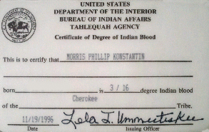 Certificate Of Degree Of Indian Blood Wikiwand