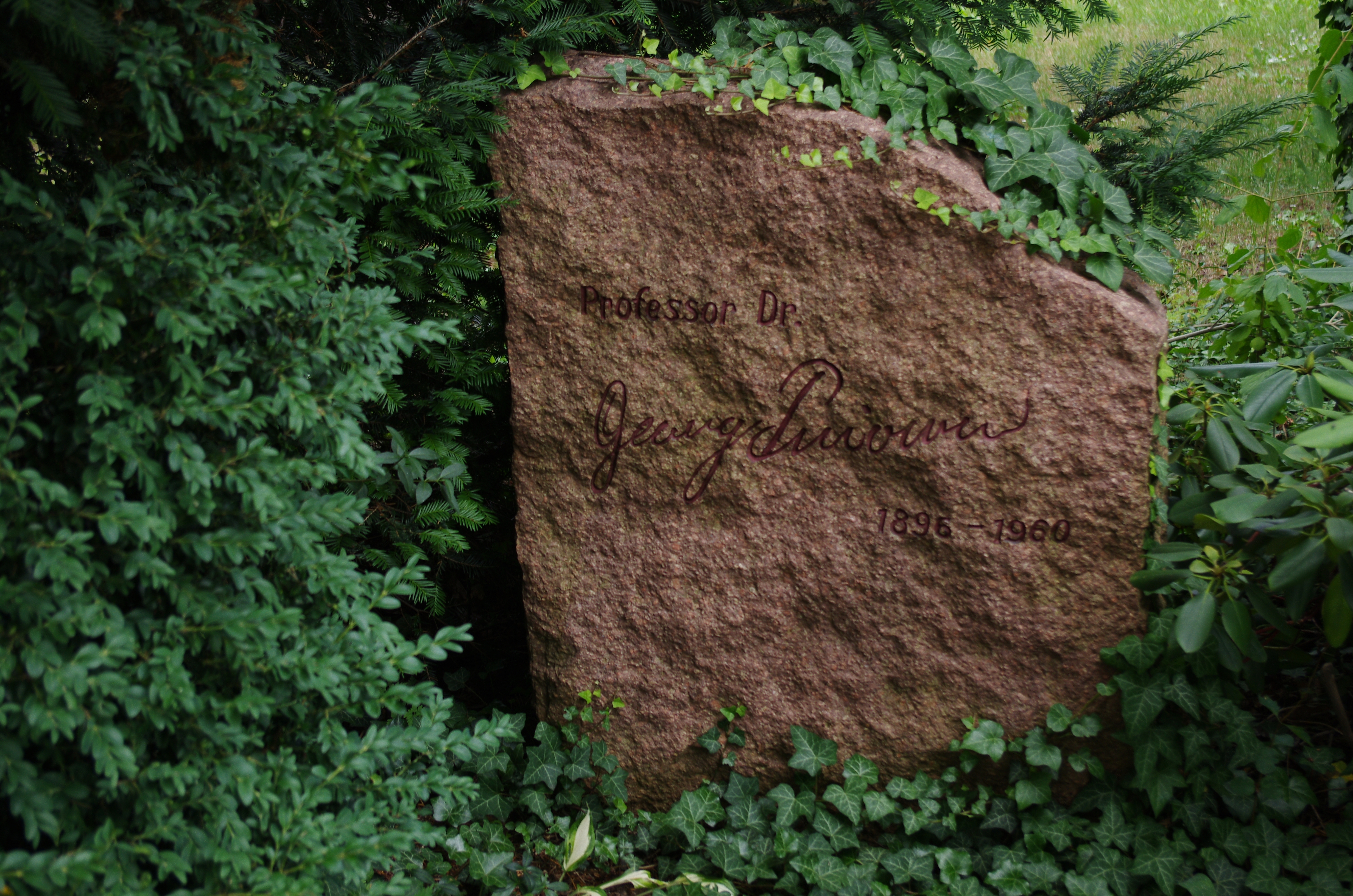 Ehrengrab von Georg Pniower auf dem [[Friedhof Baumschulenweg