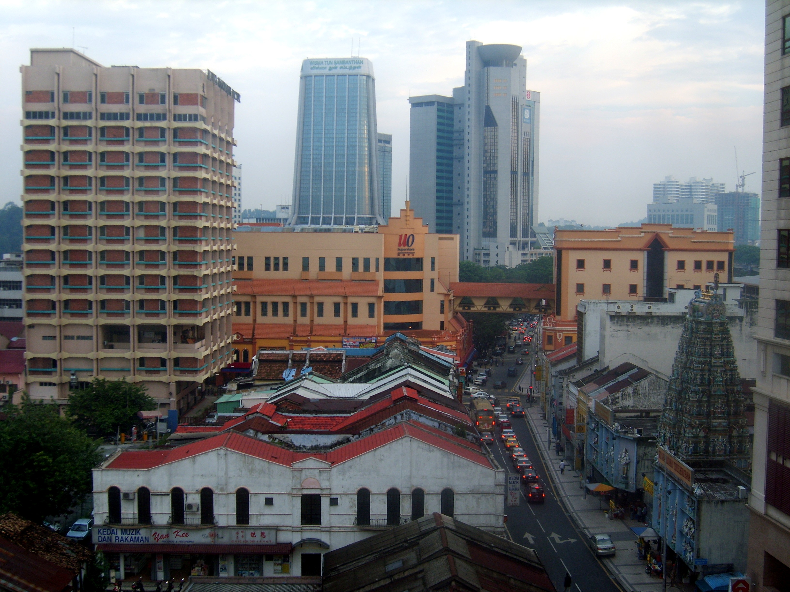 Чайна Таун Куала Лумпур. Янджин город Китай. Чанжоу город Китай. Thames Town China Top view.