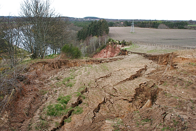 File:Landslip at Tofthead - geograph.org.uk - 776461.jpg