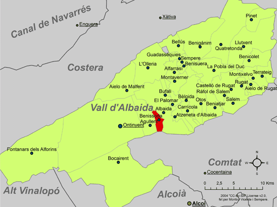 File:Localització de Benissoda respecte de la Vall d'Albaida.png