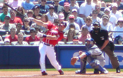 Teixeira with the Braves in 2008.