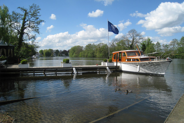 File:Moored Boat on The River Thames, Bray - geograph.org.uk - 1271164.jpg