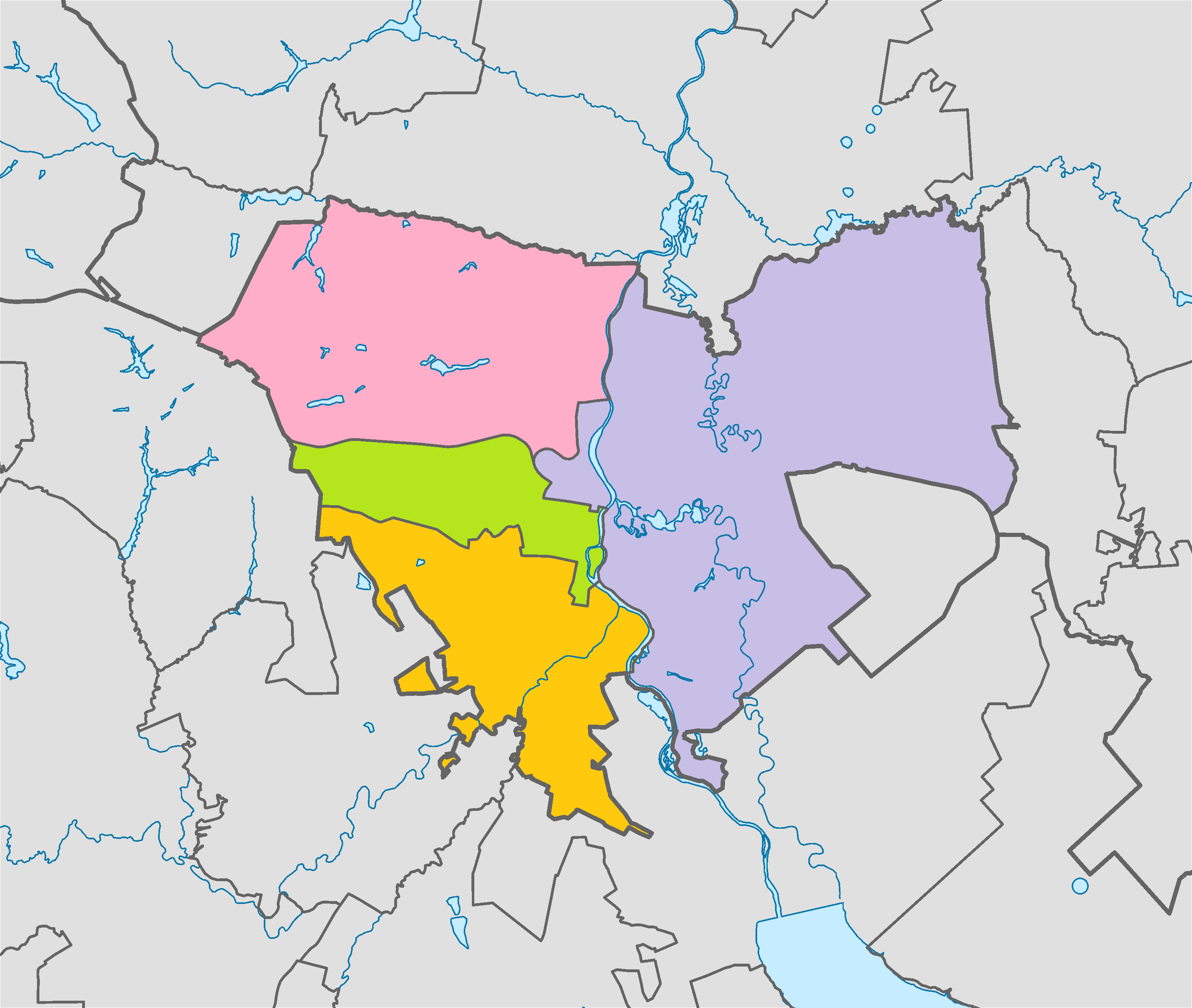 Карта пензы по районам