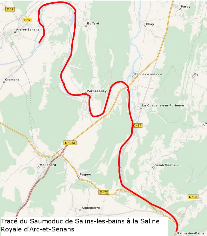 Saline royale  France Bourgogne-Franche-Comté Doubs Arc-et-Senans 25610