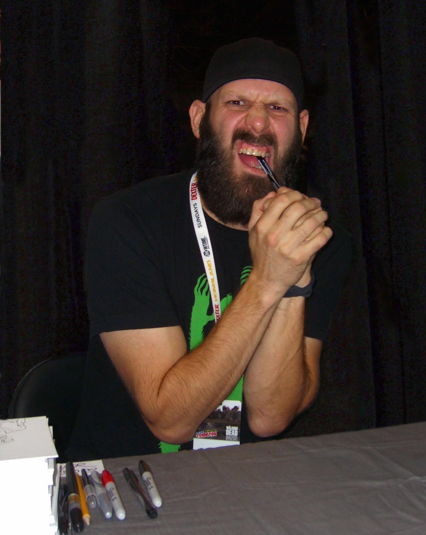 Pardee at the 2012 [[New York Comic Con]].