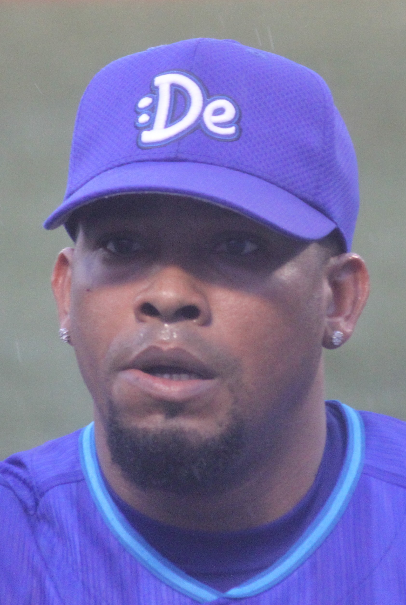 20130406 Jorge Bolivar Sosa, pitcher of the Yokohama DeNA BayStars, at Meiji Jingu Stadium.JPG