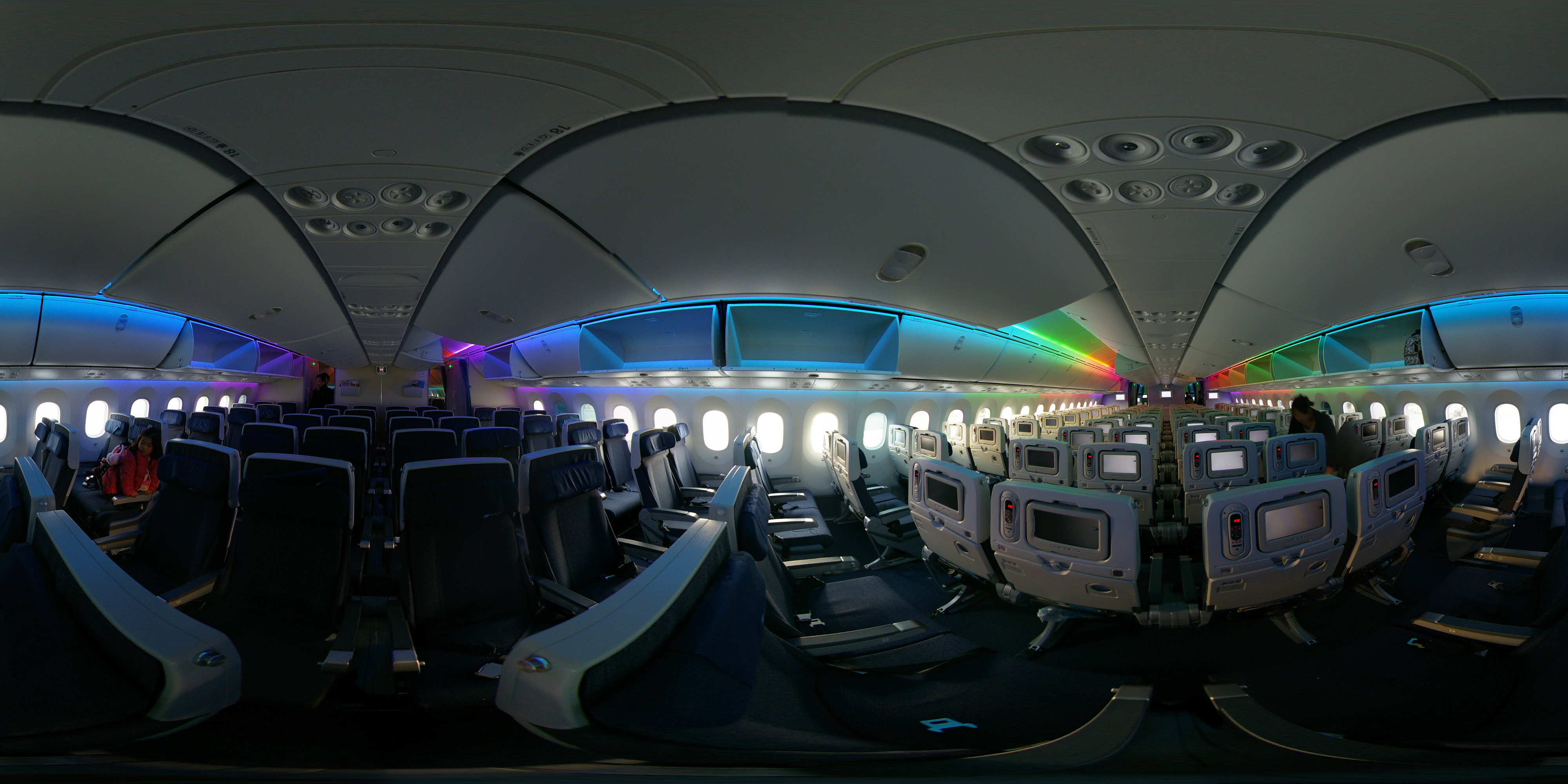 File Ana Boeing 787 8 Dreamliner Cabin Panorama Jpg