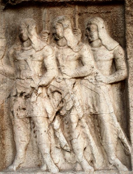 File:Bishapur relief of Sasanian infantry (1).jpg