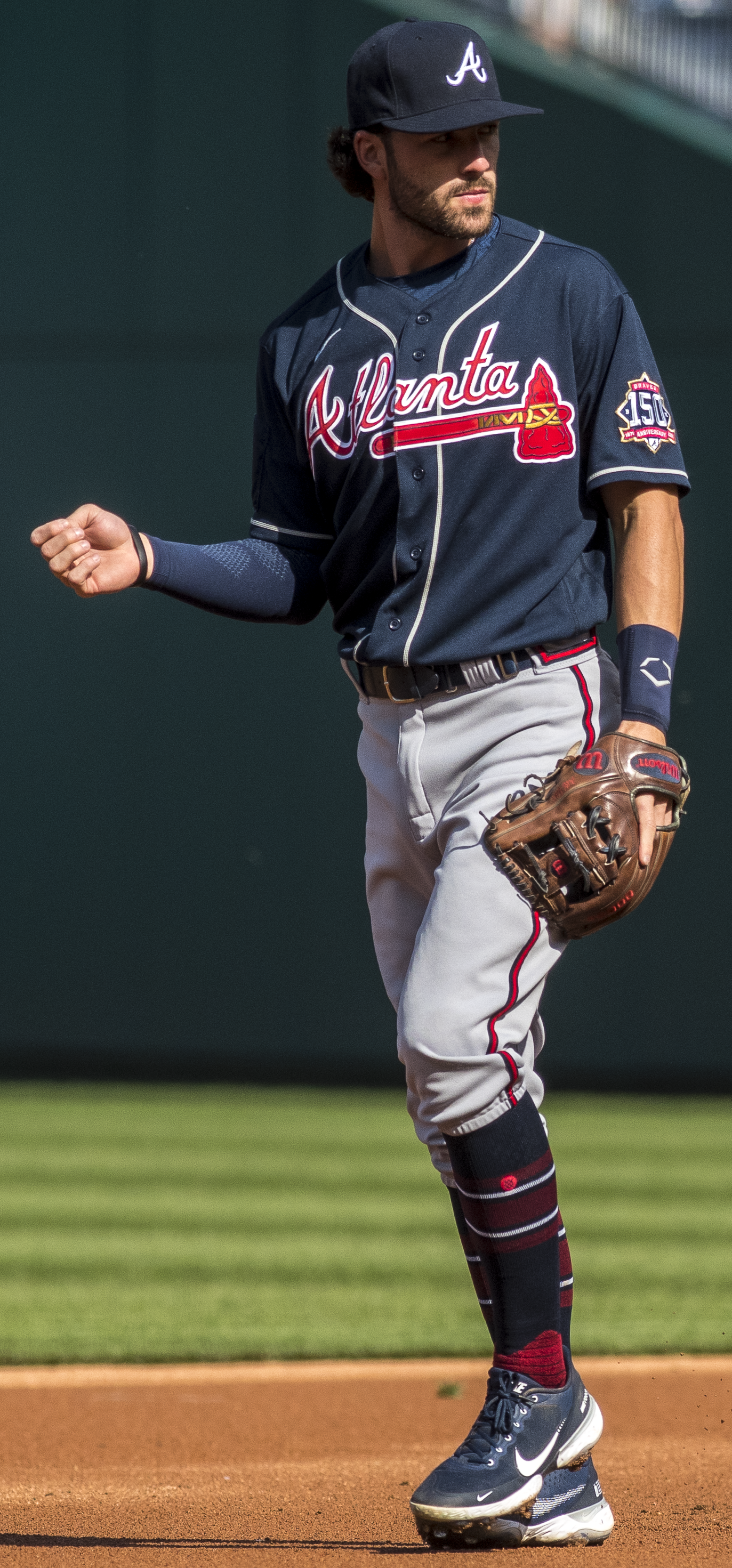 File:Dansby Swanson throws ball in from Nationals vs. Braves at
