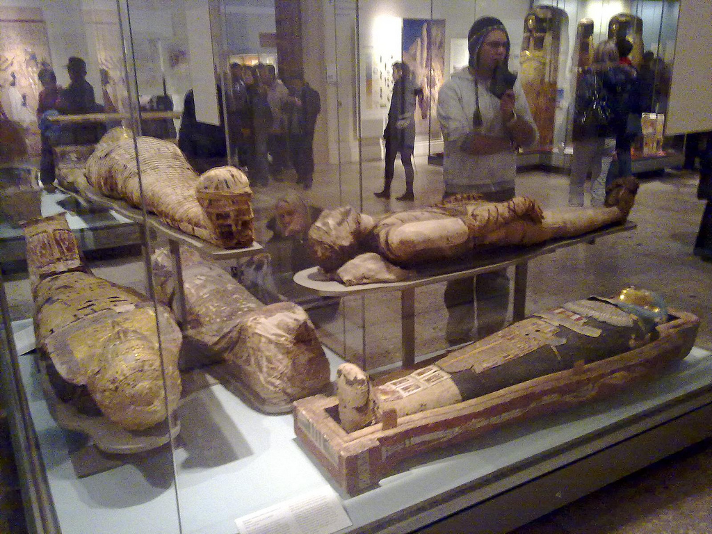 ملف:Egyptian mummies, British Museum.jpg - ويكيبيديا