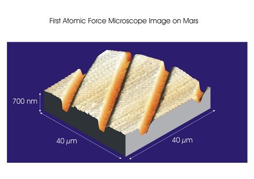 První obrázek mikroskopu pro atomovou sílu z Mars.jpg