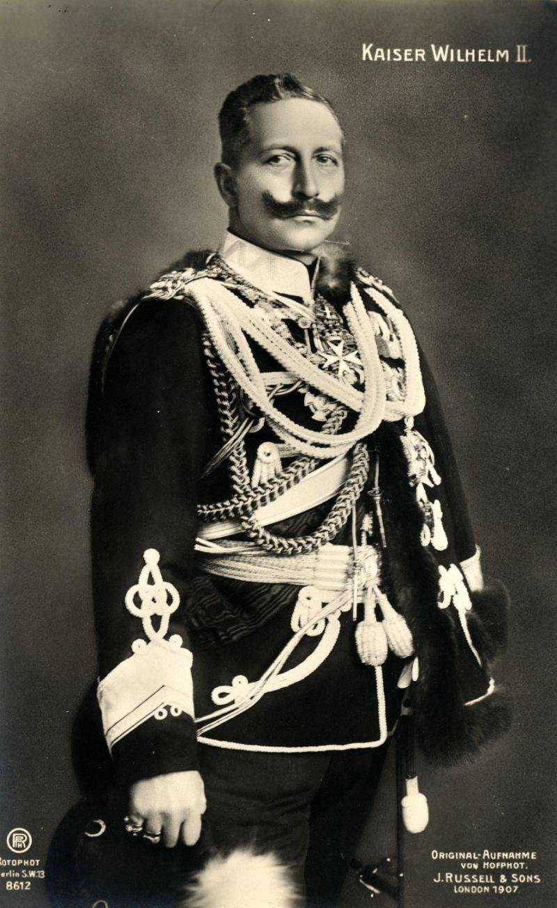 File:Kaiser Wilhelm II , by J. Russel & Sons, 1907.jpg - Wikimedia Commons