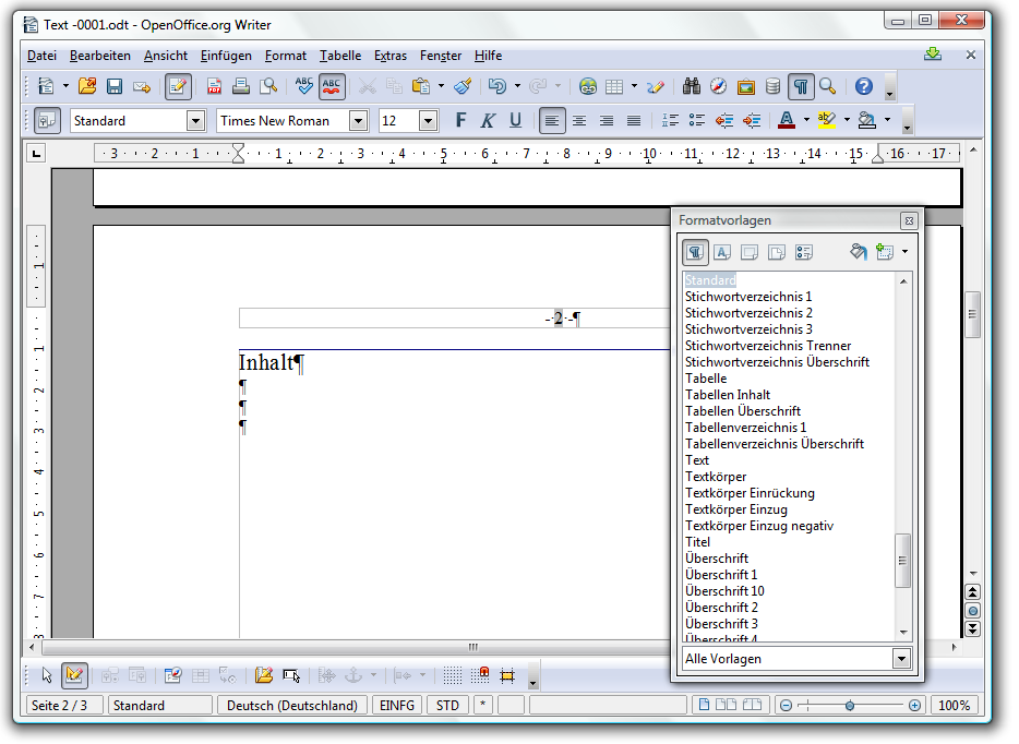 Openoffice writer это