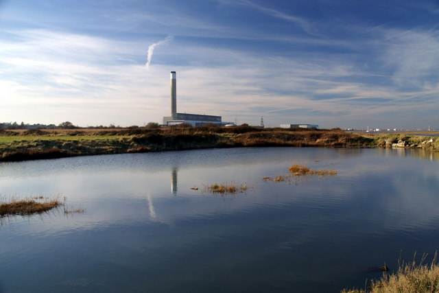 File:Pond, Calshot Spit - geograph.org.uk - 859474.jpg