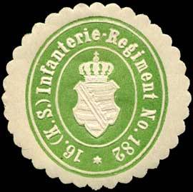 File:Siegelmarke 16. Königlich Sächsische Infanterie - Regiment No. 182 W0237770.jpg