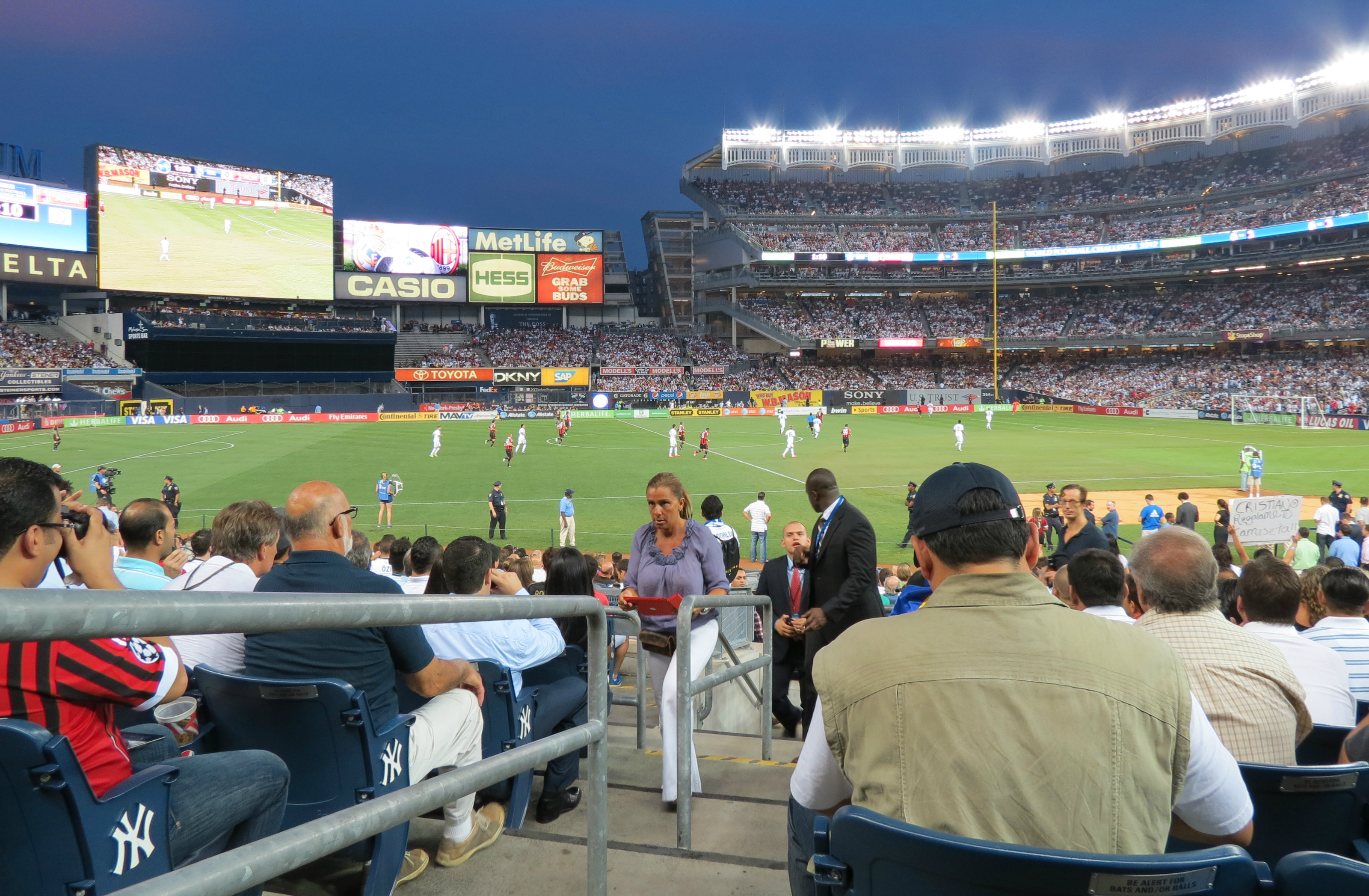 Soccer at Yankee Stadium