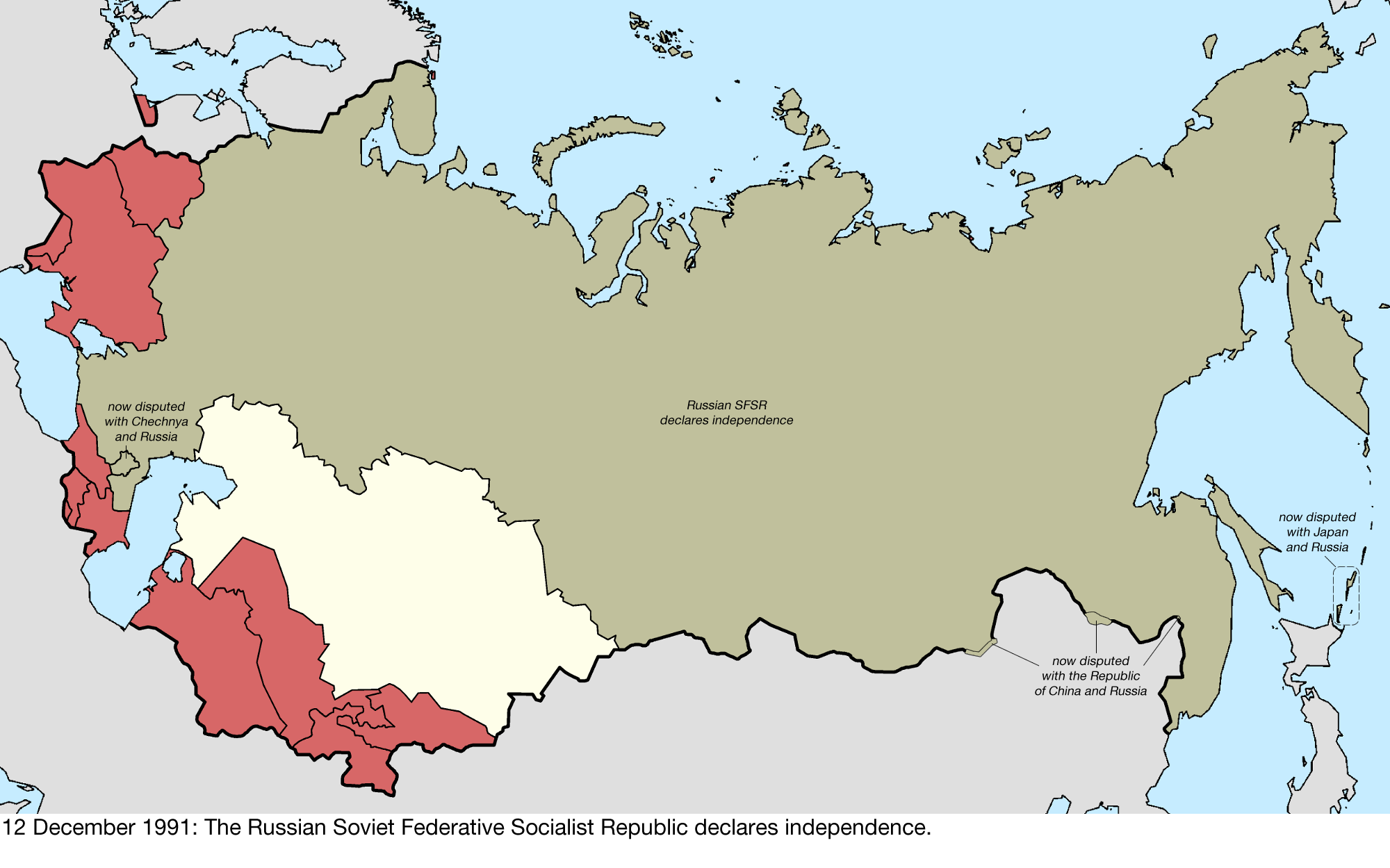 Какие были границы украины в 1991 году