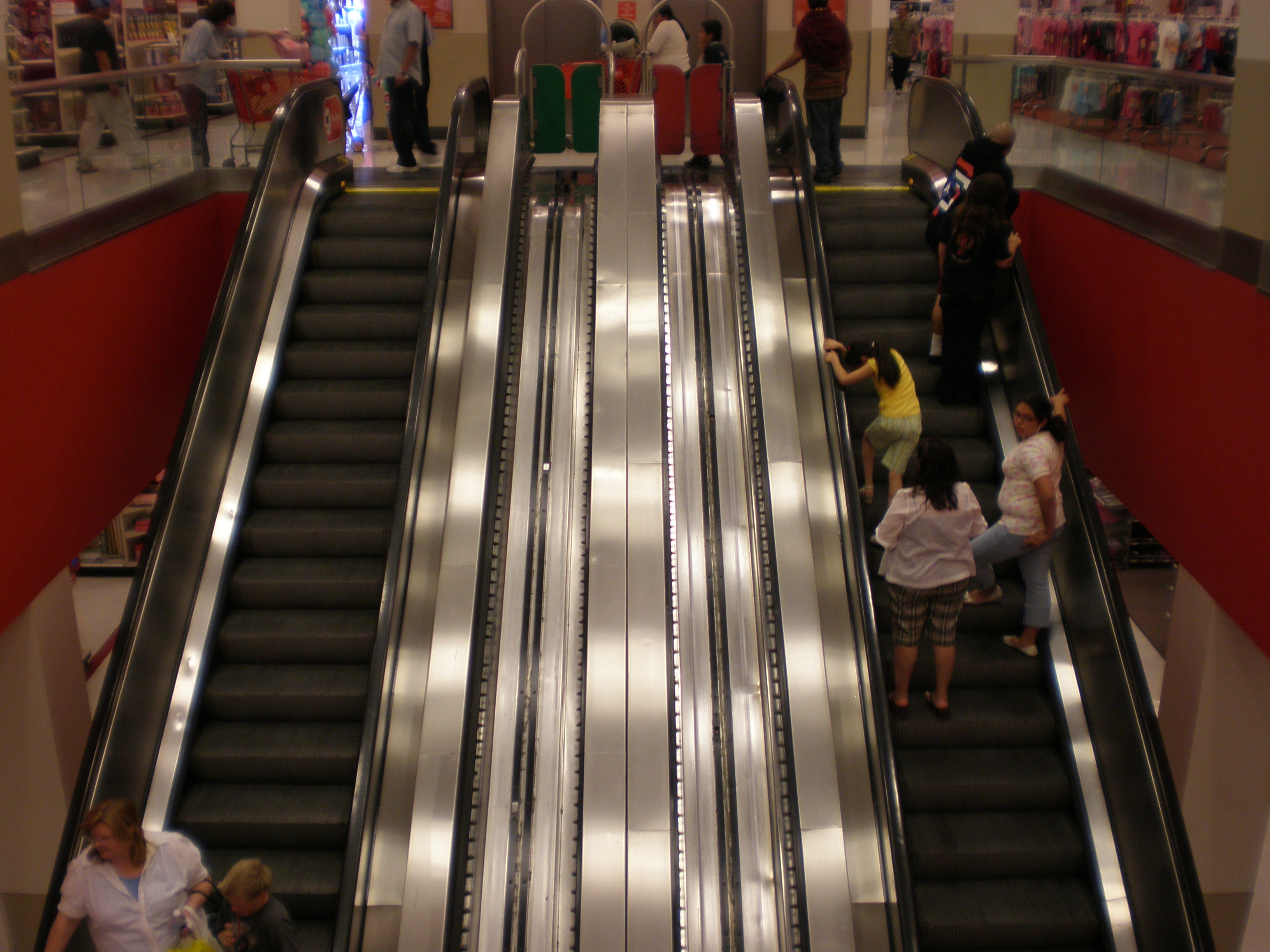 Schindler Escalators Target (Formerly Montgomery Ward) Westfield Topanga  Mall Canoga Park, CA 