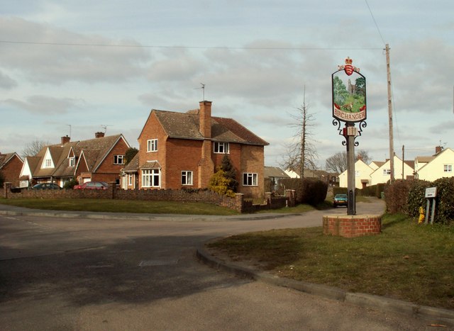 Village Sign, Birchanger, Essex - geograph.org.uk - 141401