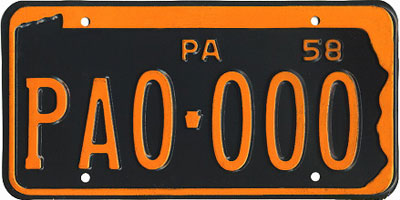File:1958 Pennsylvania license plate PA0-000 sample.jpg