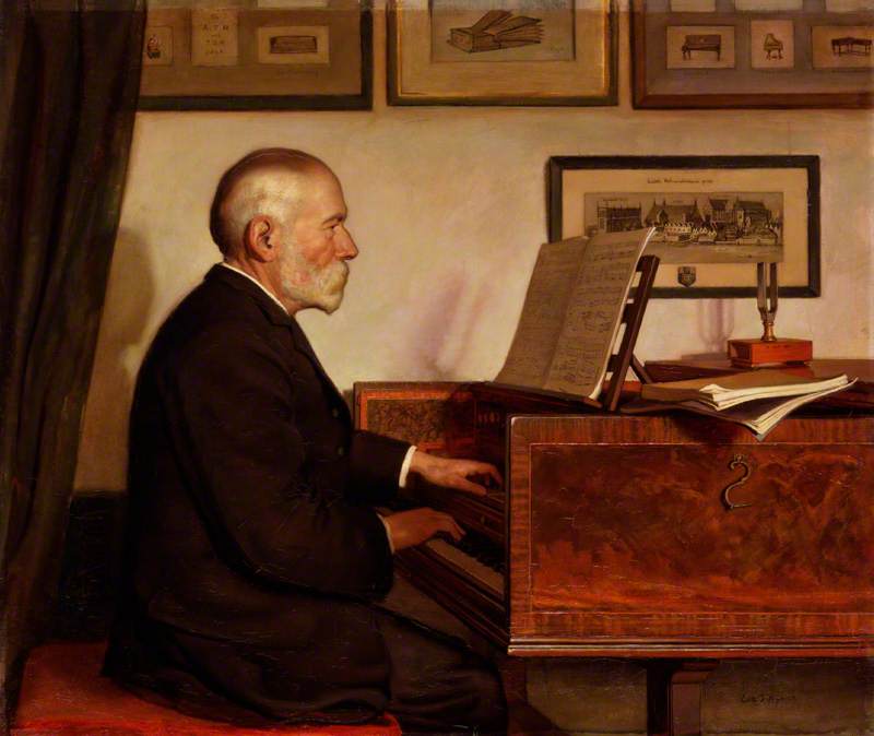 Painting of A.J. Hipkins by his daughter Edith