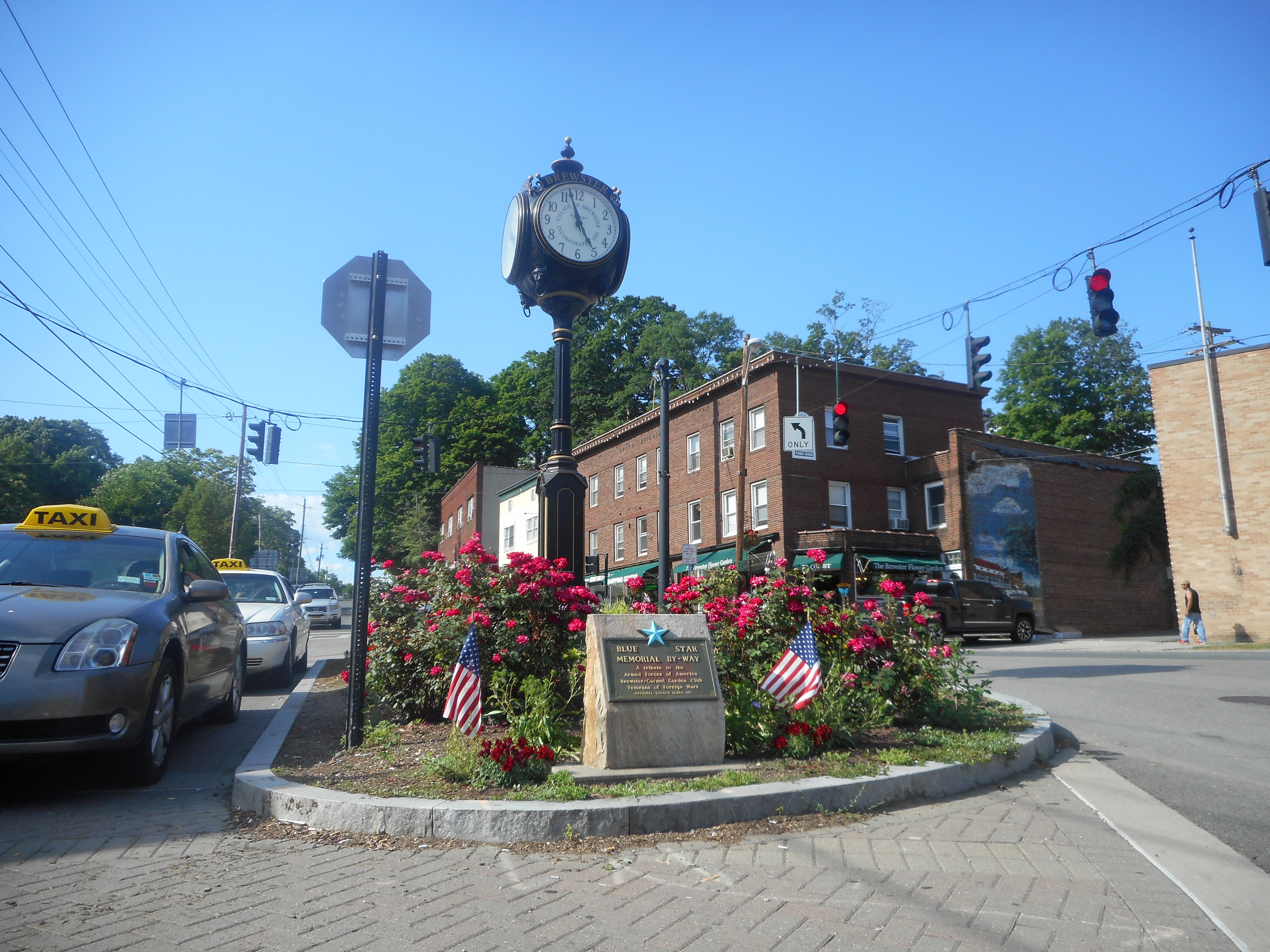 File Brewster Mnrr Station Blue Star Mem Clock Tower Jpg