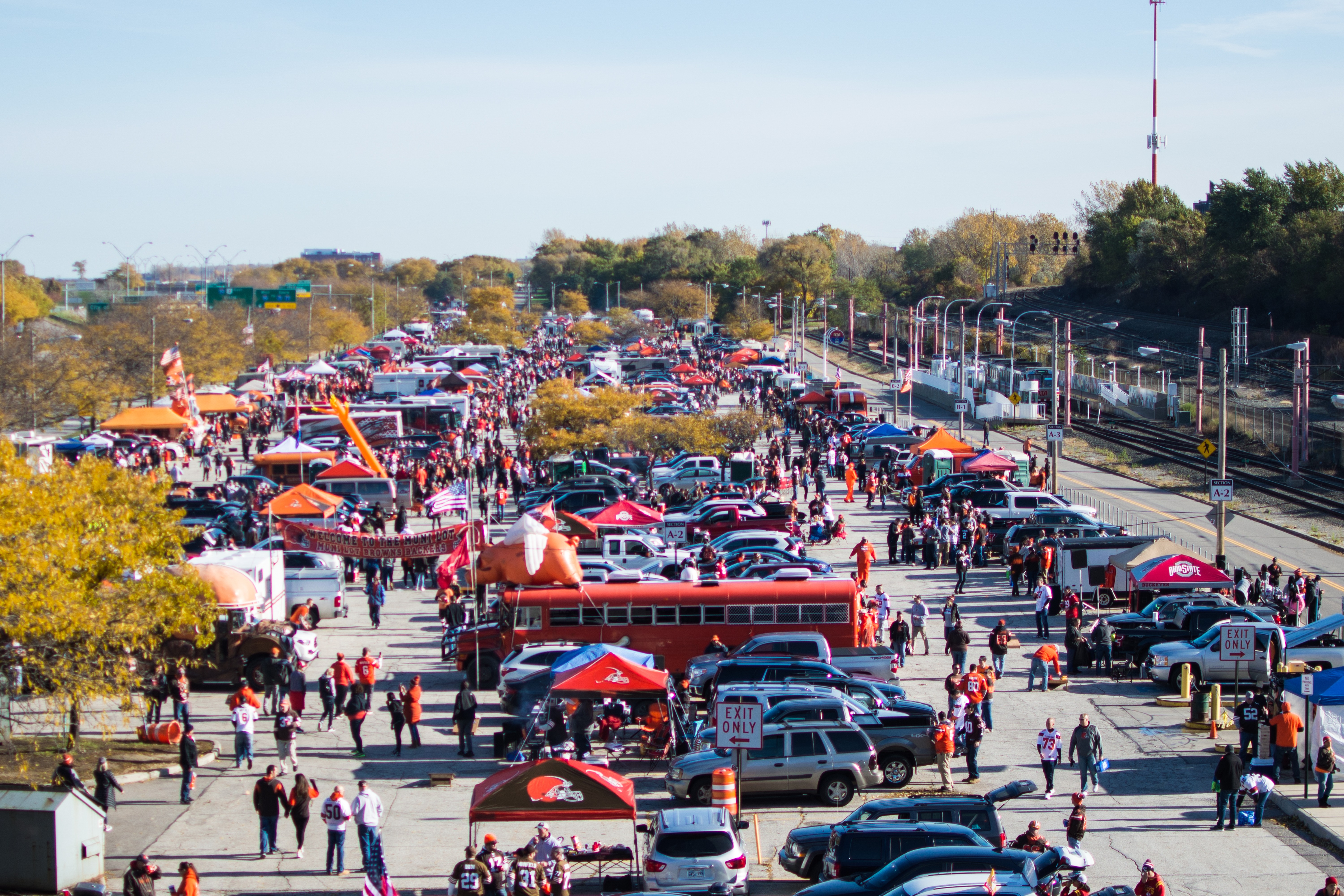 muni lot browns game