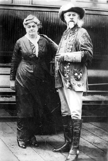 Buffalo Bill and his wife, Louisa