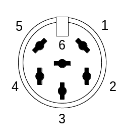 Commodore serial bus DIN socket pinout.png