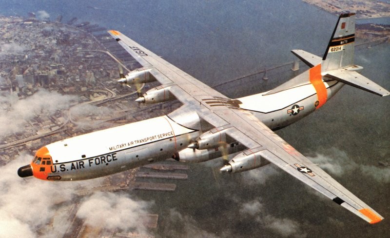 File:Douglas C-133A Cargomaster in flight.jpg